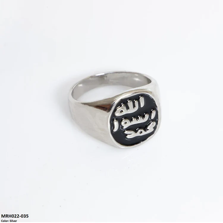 ALH Calligraphy Round Men Ring-MRH022